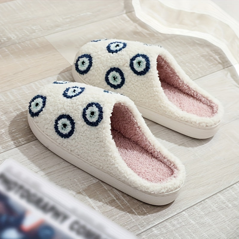 Evil Eye Pattern Slippers