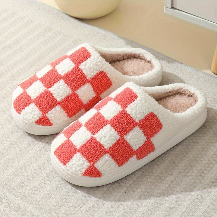 Checkered Slippers