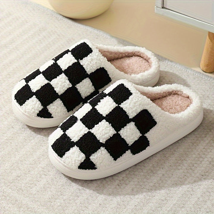 Checkered Slippers