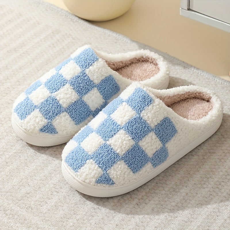 Checkered Slippers