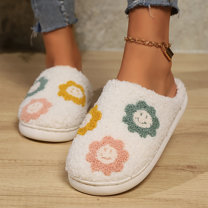 Smiley Flower Slippers