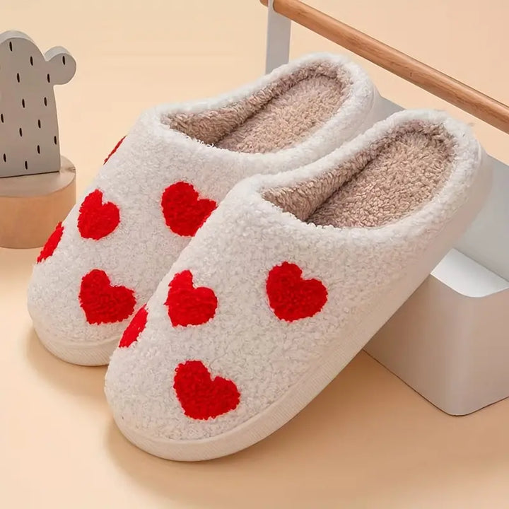 Heart Pattern Slippers