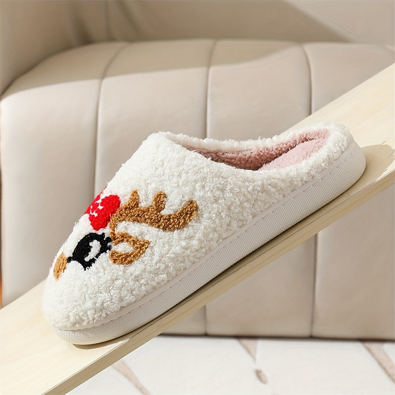 Reindeer Bow Slippers