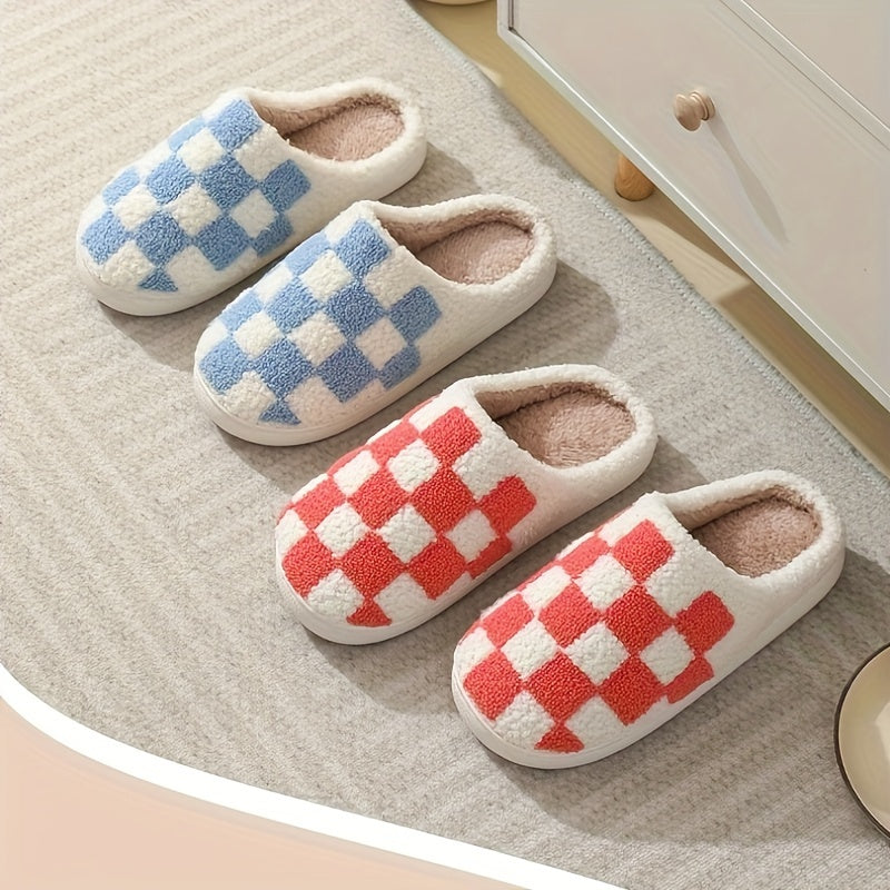 Checkered Slippers