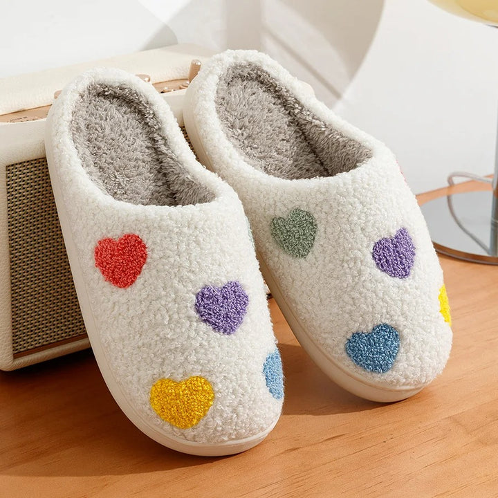 Color Hearts Slippers