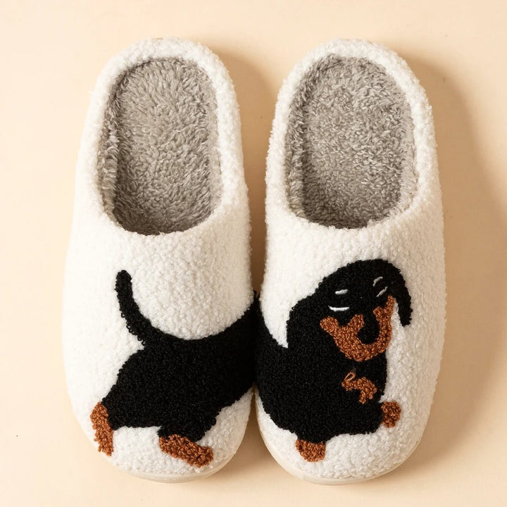 Daschund Dog Slippers