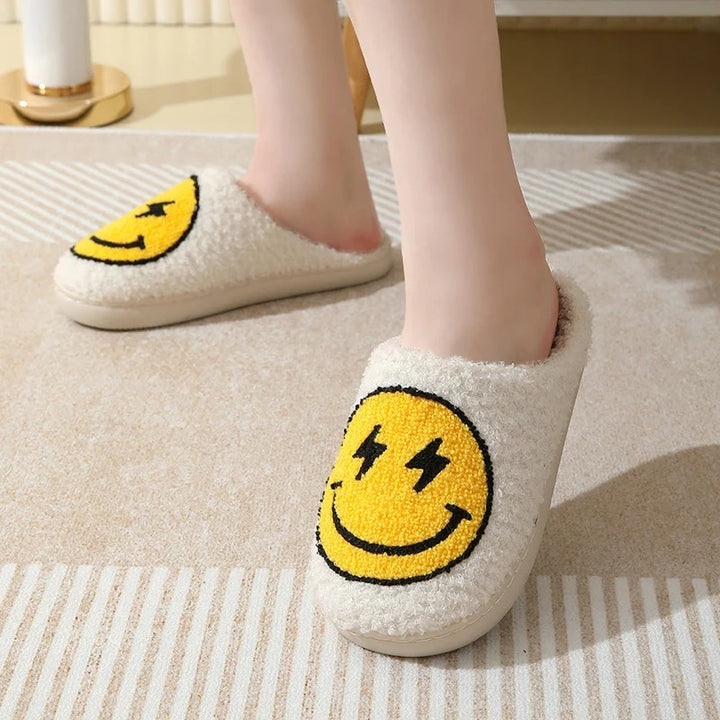 Lightning Smily Faces Slippers