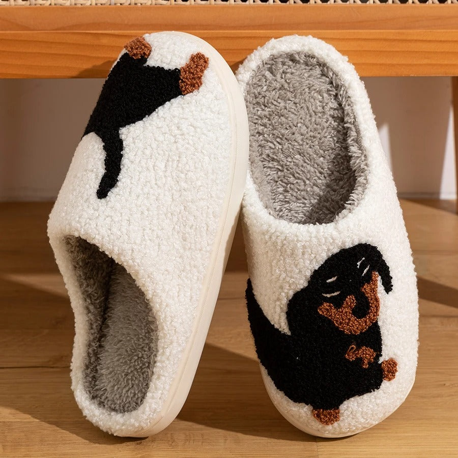 Daschund Dog Slippers