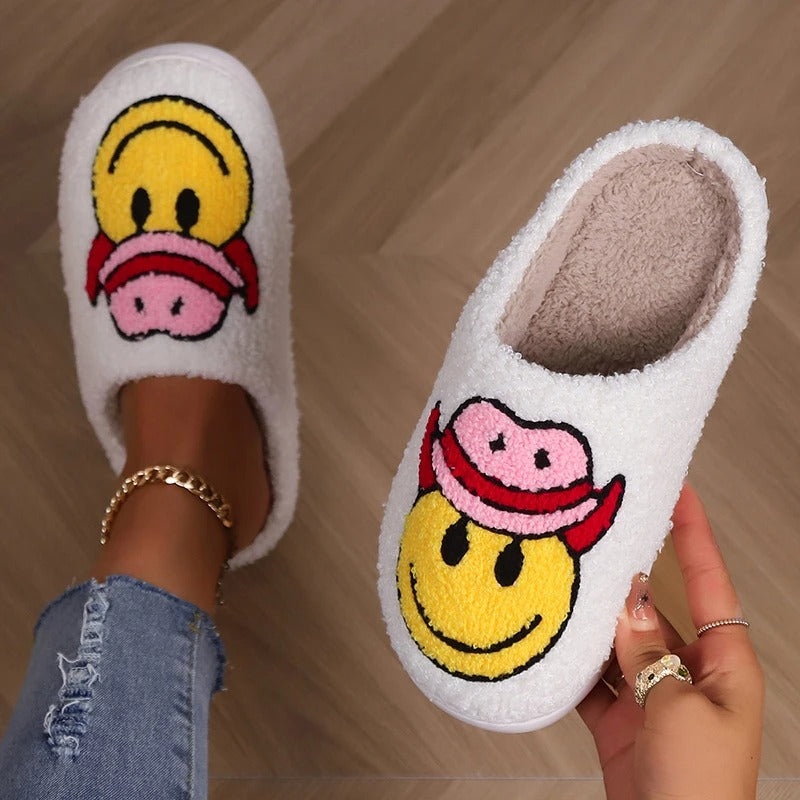 Happy Cowboy Slippers