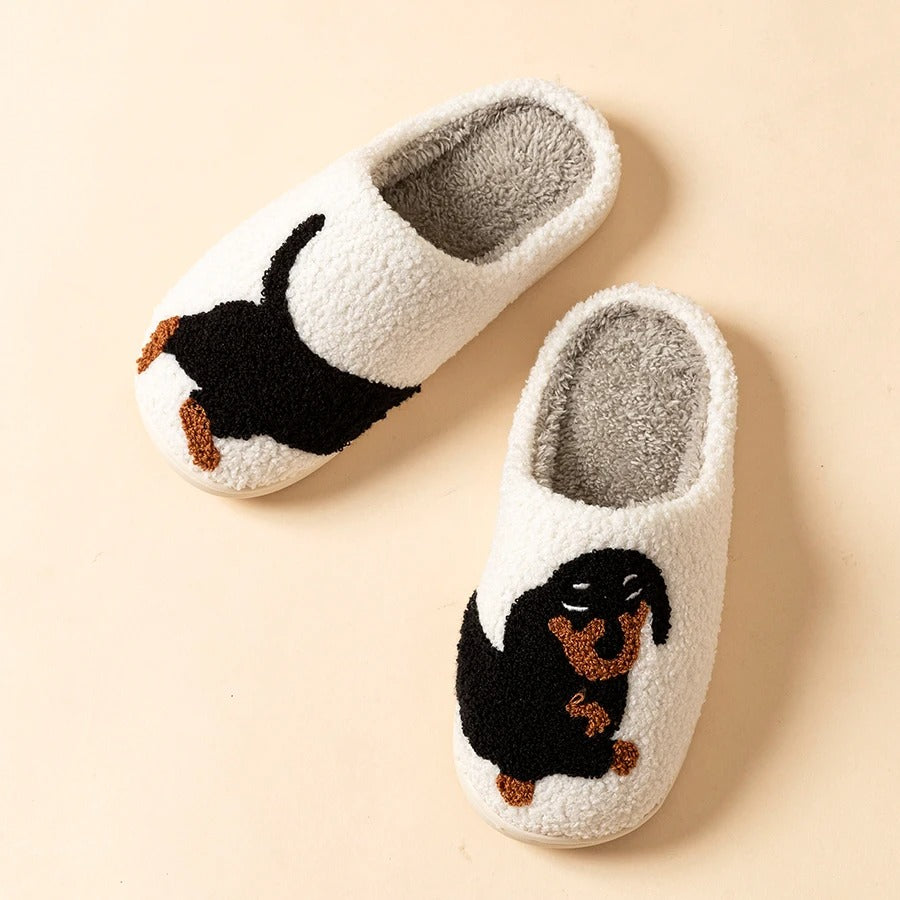 Daschund Dog Slippers