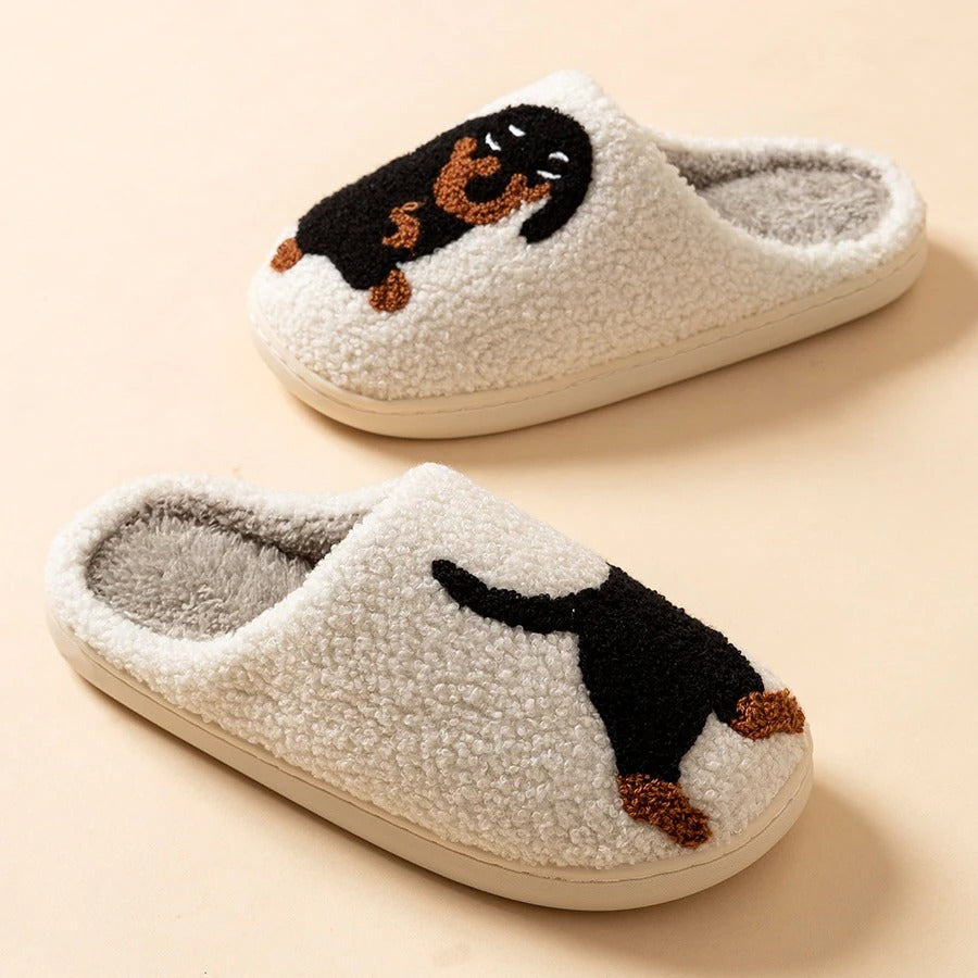 Daschund Dog Slippers